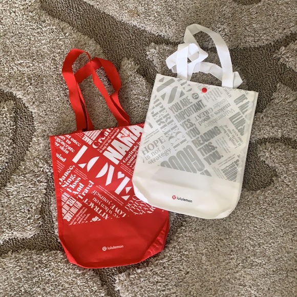 Lululemon Love / Stress Reusable Shopping Tote - Picture 5 of 6